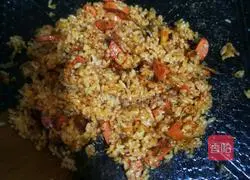 Illustration of how to make beef tendon fried rice 8