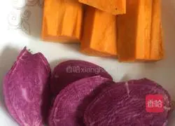 Illustration of how to make rainbow cake 1