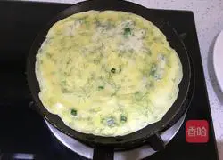 Illustration of how to make fennel egg cake 8