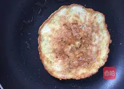 Shredded radish and shrimp preserved egg Illustration of how to make cakes 13