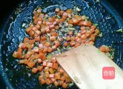 Illustration of how to make colorful fried rice 4