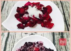 Illustration of how to make lotus seed mud rose cake 3