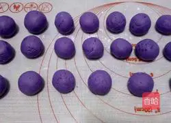 Illustration of how to make purple potato and osmanthus glutinous rice balls 14