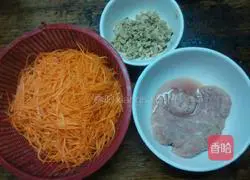 Illustration of how to make three-color radish buns 2