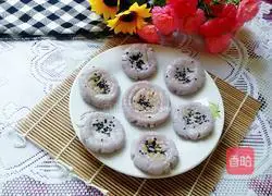 Illustration of how to make purple cabbage glutinous rice cake 10