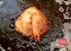 Crispy fried Illustration of how to make shrimp cakes 3