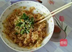 Illustration of how to make cabbage and pork dumplings 8