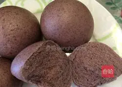 Black Illustration of how to make steamed buns with rice noodles 14