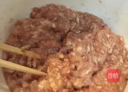 Illustration of how to make pork dumplings 1