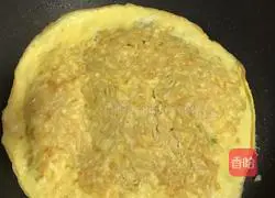 Illustration of how to make instant noodles, egg and scallion pancakes 5