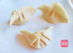 Baby cabbage Illustration of how to make stuffed dumplings 12