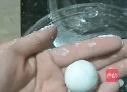 Illustration of how to make black sesame glutinous rice balls 6