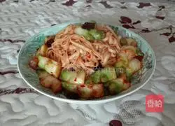Illustration of how to make fried noodles with vegetables 12