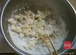 Illustration of how to make scallion pancakes 2