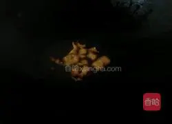 Beans and bacon Illustration of how to make fried rice 7