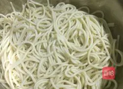 Illustration of home-style fried noodles 1