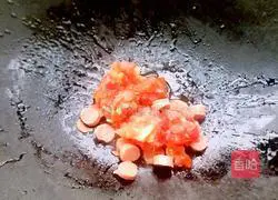 Illustration of how to make tomato fried noodles 8