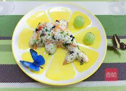 Illustration of how to make nutritious colorful fried rice 8