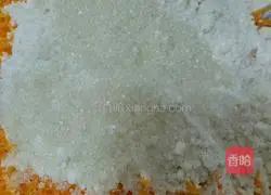 Illustration of how to make pumpkin milk and egg pancakes 8