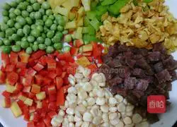 Laoganma's Assorted Egg Fried Rice Recipe Illustration 1