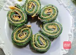 Illustration of how to make three-color flower cakes 8