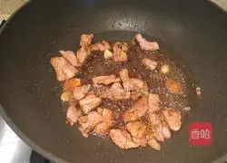 Illustration of how to make steamed beans and noodles 6