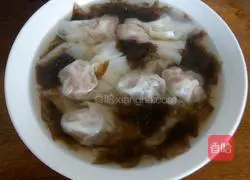 Illustration of how to make wonton noodles 13