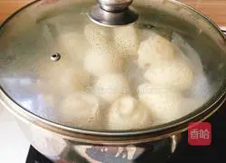 Illustration of how to make hedgehog steamed buns 12