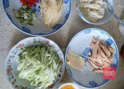 Illustration of how to make loofah cake 1