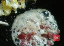 Illustration of how to make fried rice (color) 4