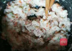 Illustration of how to make radish and shrimp dumplings 6