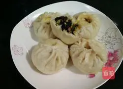 Illustration of how to make shrimp buns with fungus (vegetarian) 10