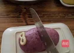 Illustration of how to make slipper steamed buns for couples 19