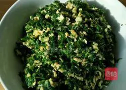 How to make wild vegetable and big meat dumplings Illustration 3