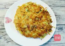 Illustration of how to make shredded potato and eggplant cake 6