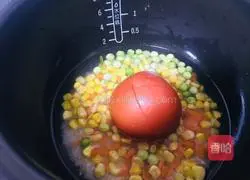 Illustration of tomato braised rice 3