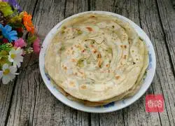 Illustration of how to make five-spice green onion cake 13