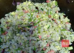 Illustration of how to make seasonal vegetable fried rice 4