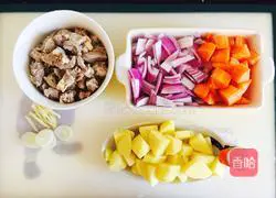 Illustration of how to make mutton braised rice 4