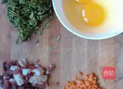 Toon Illustration of how to make egg fried rice 2