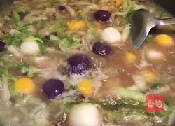 Illustration of three-color glutinous rice balls 8