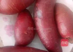 Illustration of how to make purple sweet potato and hydrangea steamed buns 1