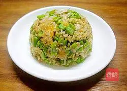 Illustration of how to make Beans, Salted Duck Egg Fried Rice 11