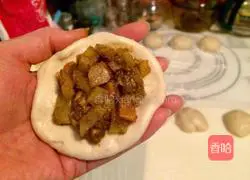 Illustration of how to make sandwich pancakes 2