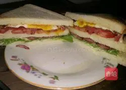 Illustration of how to make a simple sandwich 10