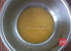 Illustration of how to make peach cake 4