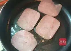 Illustration of how to make ham sandwich 2