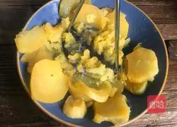 Illustration of how to make crispy sweet potato cakes 2