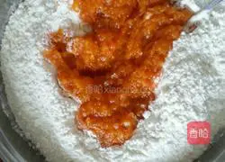 Illustration of how to make pumpkin steamed buns 4