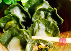 Illustration of making jade dumplings 13